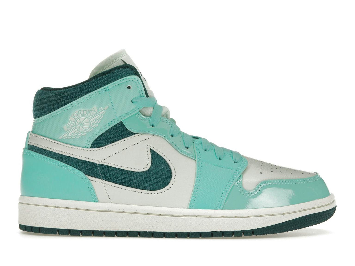 AIR JORDAN AIR JORDAN 1 MID BLEACHED TURQUOISE