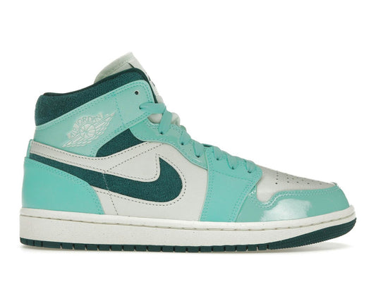 AIR JORDAN AIR JORDAN 1 MID BLEACHED TURQUOISE